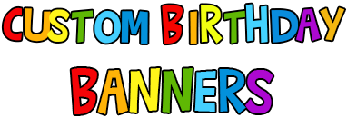Birthday Banners - Customised & Personalised Birthday Banner